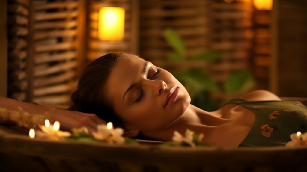 organic spa massage